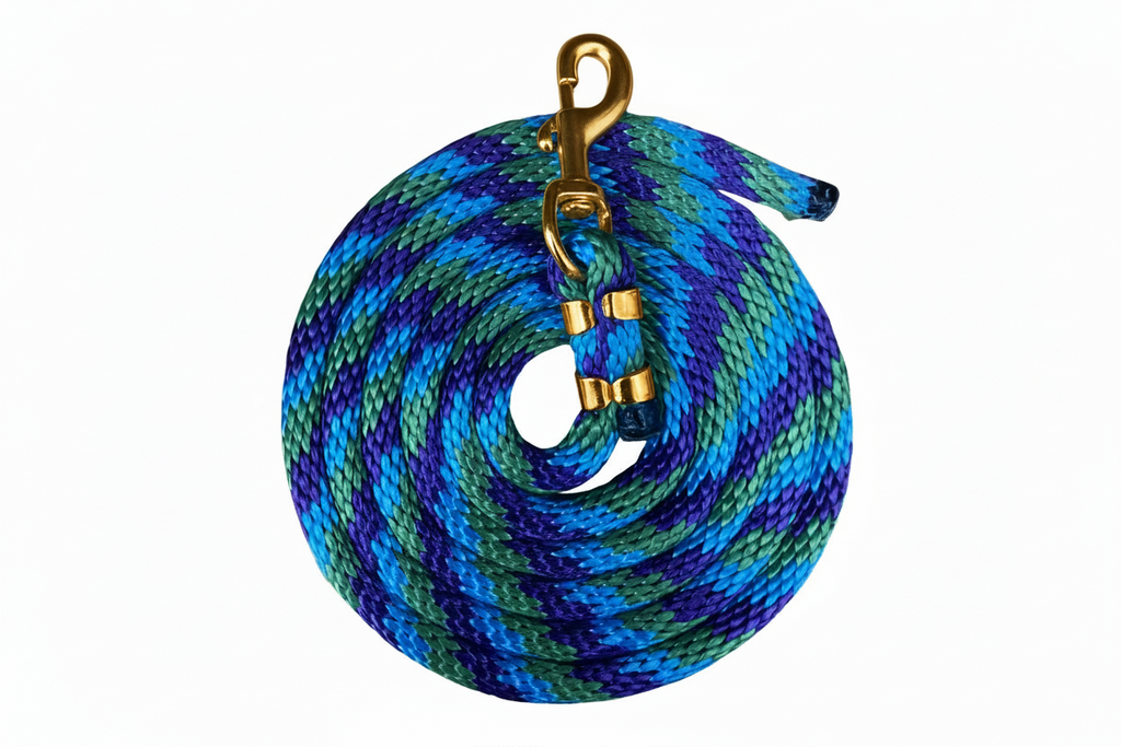 Ezy Ride Poly 5/8in Lead w Brass Snap