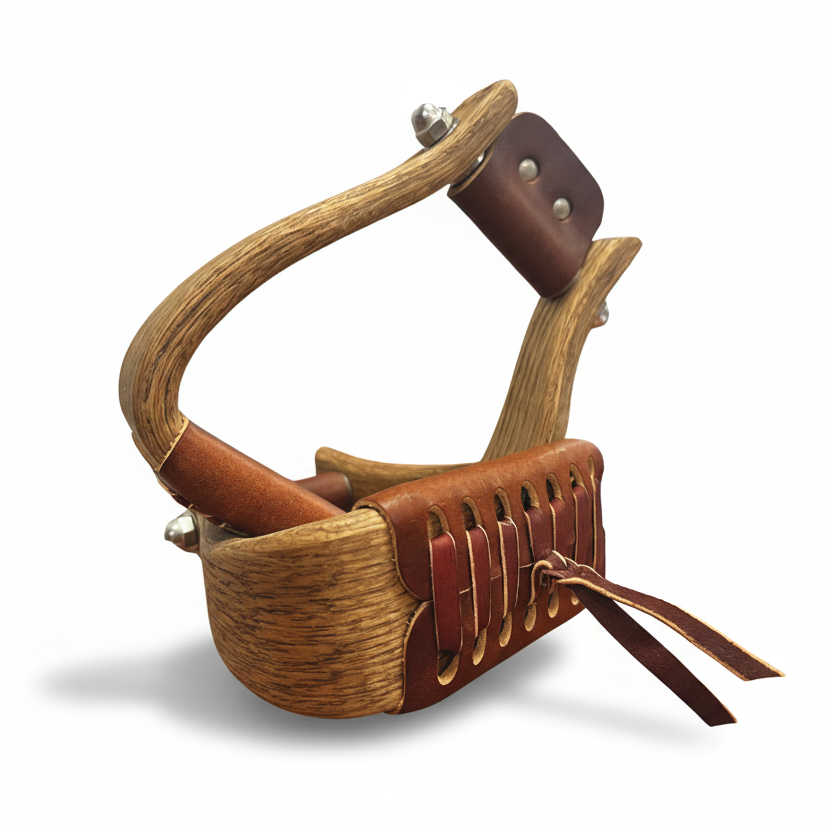 Don Orrell Angled Offset 3in Neck 2.5in Tread Wooden Oxbow