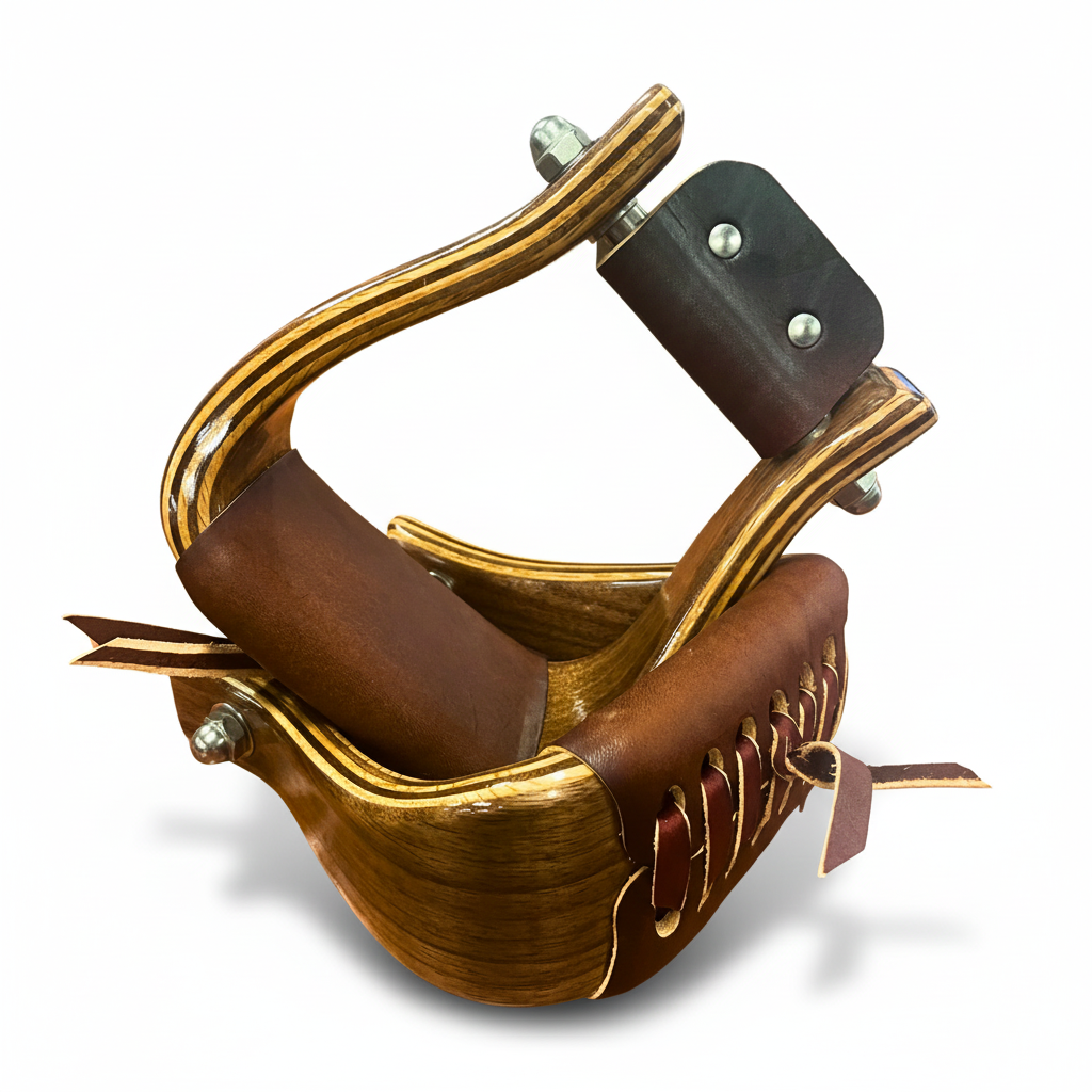 Don Orrell Angled Offset 3in Neck & Tread Wooden Oxbow