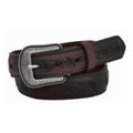 1 1/4 Barbwire Stamped 3D Boys Belt