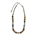 17in Necklace BRGN Bead