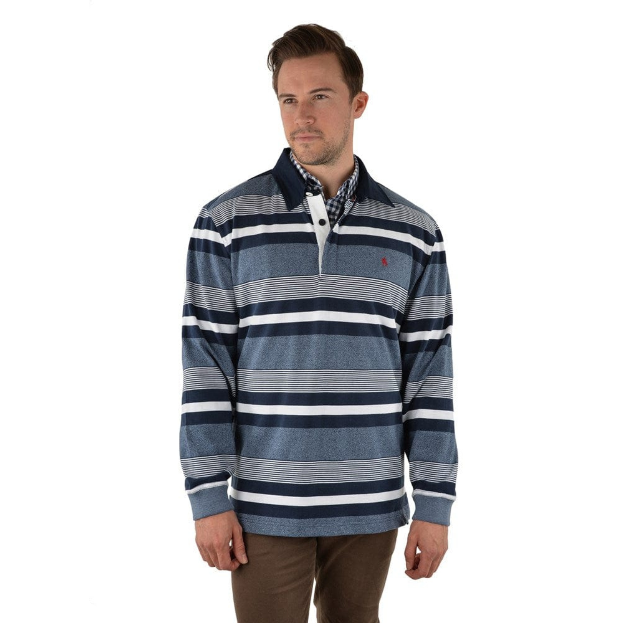 TC Mens Milton Stripe Rugby