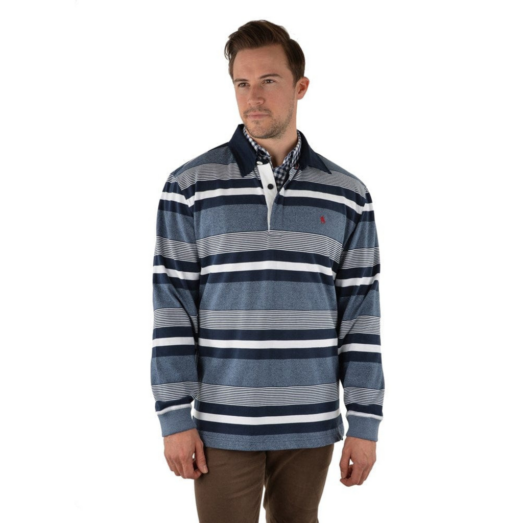 TC Mens Milton Stripe Rugby