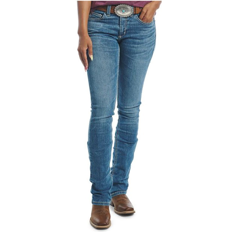 Justin Womens A3 1879 Mid Rise Boot Cut Jean