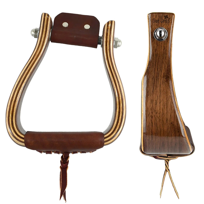 Don Orrell Angled Offset 3in Neck & Tread Wooden Oxbow
