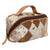 Patchwork Cowhide and Tooling Toiletry Bag
