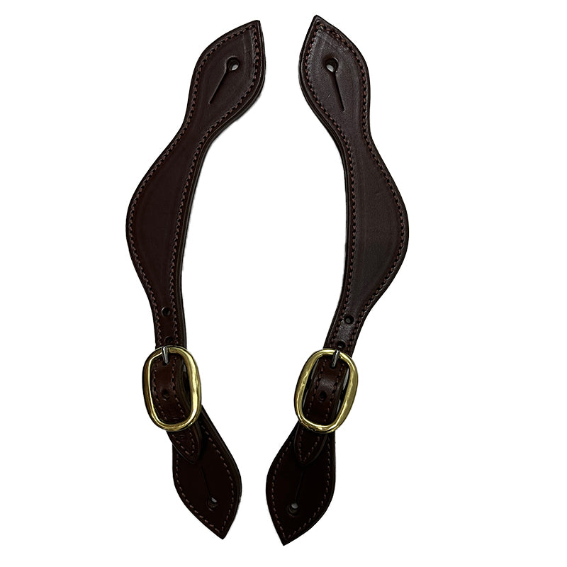 Aus Made Spur Strap Shaped Western Stitched