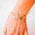 Kelly Herd Double Horseshoe Bracelet Rose Gold