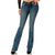 Grace In LA Womens Steer Head Embroidery EB61848 Jean