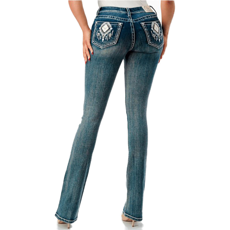 Grace In LA Womens Aztec Modif EBS641 Jean