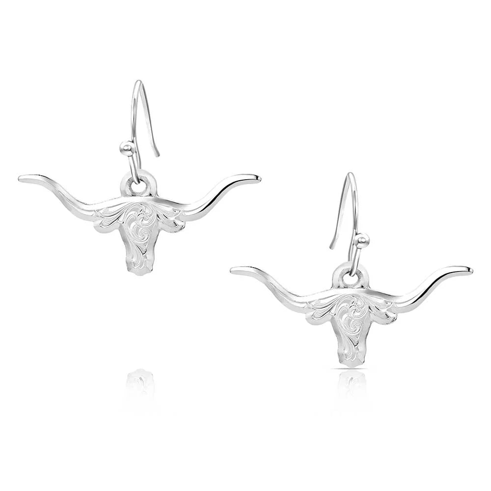 Montana Out West Longhorn Earrings