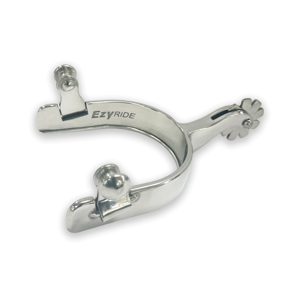 Ezy Ride Stockmans Spur 1-3/4" Shank 9pt Rowels