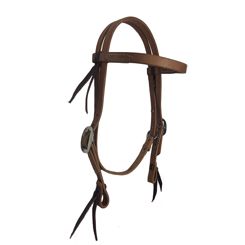 Ezy Ride Straight Brow Bridle w Stainless Steel