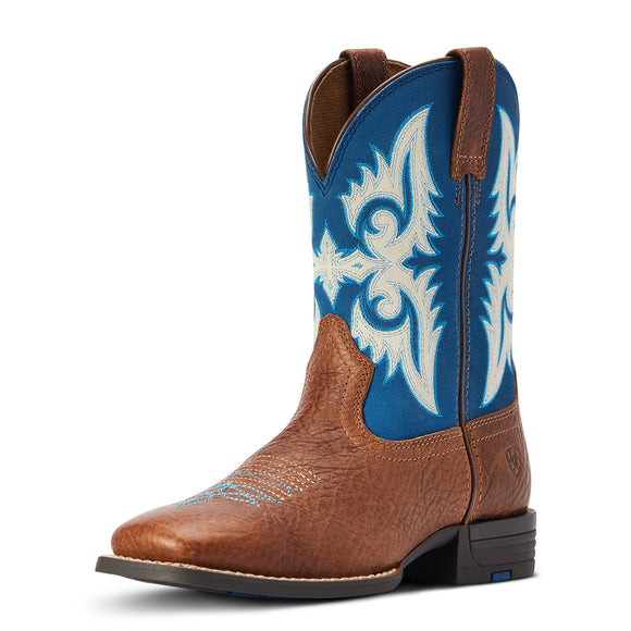 Ariat Youth Lonestar Red Dirt Road Blue Waves Boot