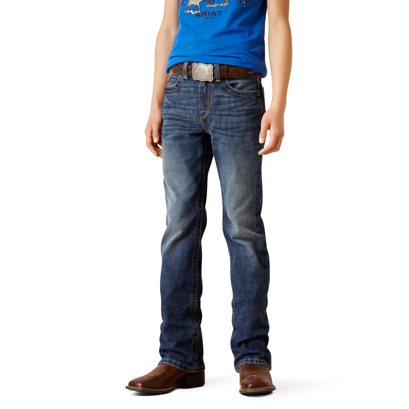 Ariat Boys B4 Relaxed Boot Cut Dennis Denali Jean