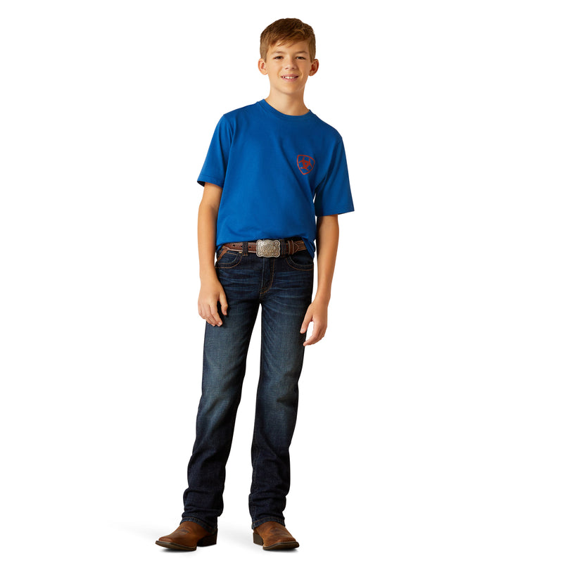 Ariat Boys B5 Straight Romeo Mineral Blue Jean