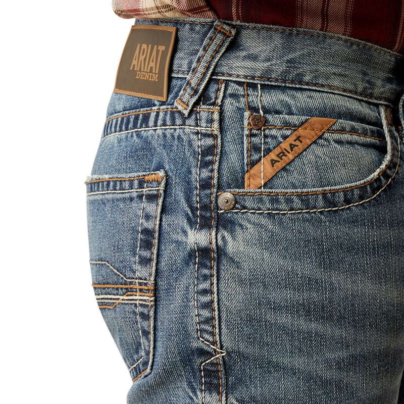 Ariat Mens M5 Straight Smokey Weatherford Jean