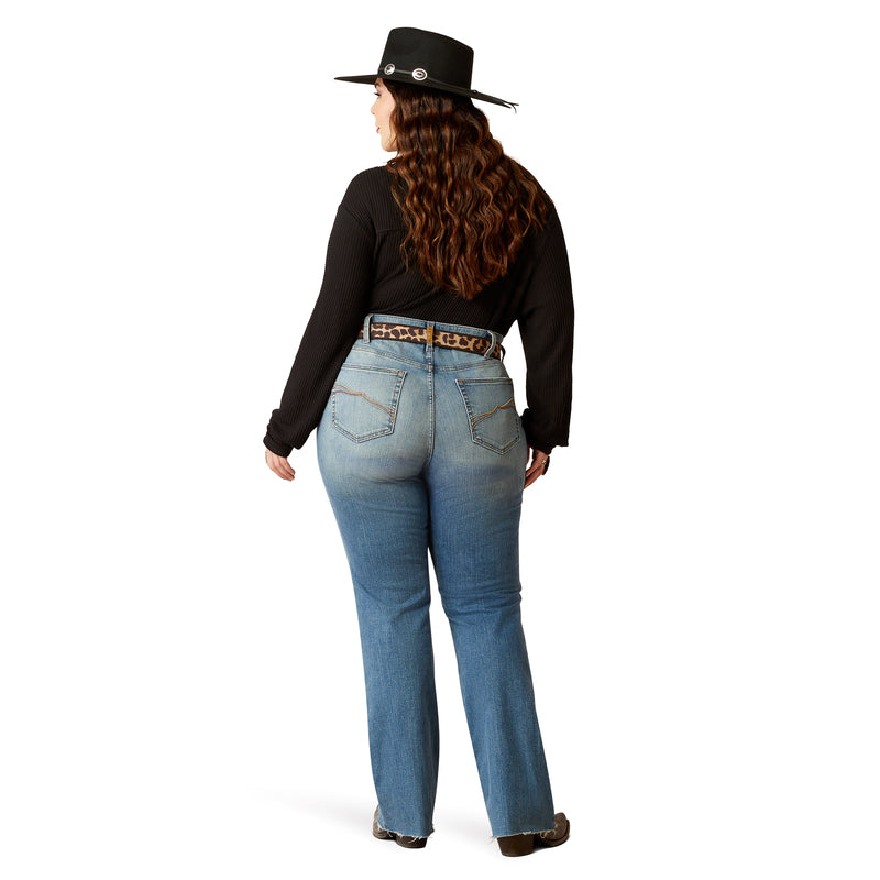 Ariat Womens Mid Rise Boot Cut Allison California Jean