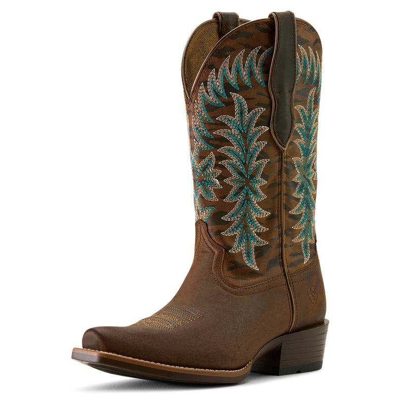 Ariat Womens Beaumont Sassy Brown Gilded Tiger Print Boot