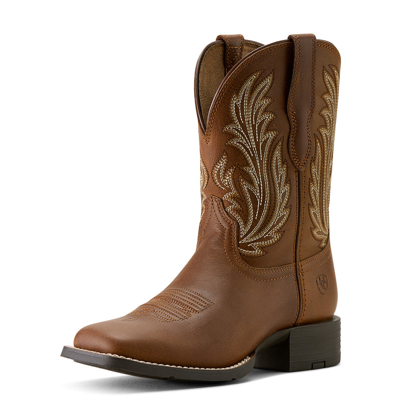 Ariat Womens Round Up Filly Sorrel Crunch Boot