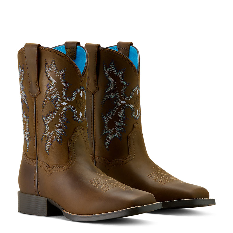 Ariat Youth Tombstone Distressed Brown Boot