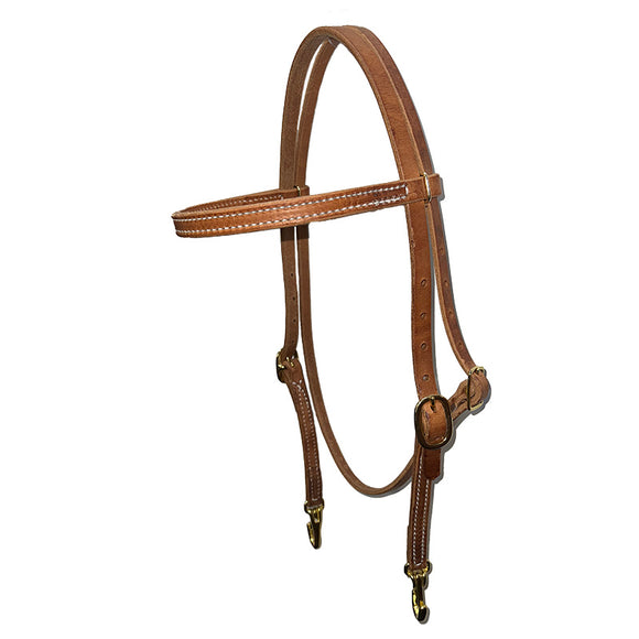 Ezy Ride Straight Brow Bridle w Brass