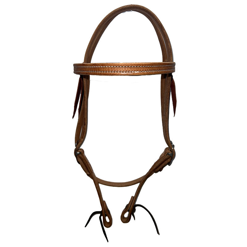 Ezy Ride Straight Brow Bridle w Stainless Steel