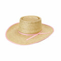 Sunbody Reata Oak 4in Brim Palm Straw Hat