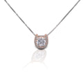 Kelly Herd Necklace Rose Gold Plated Horseshoe