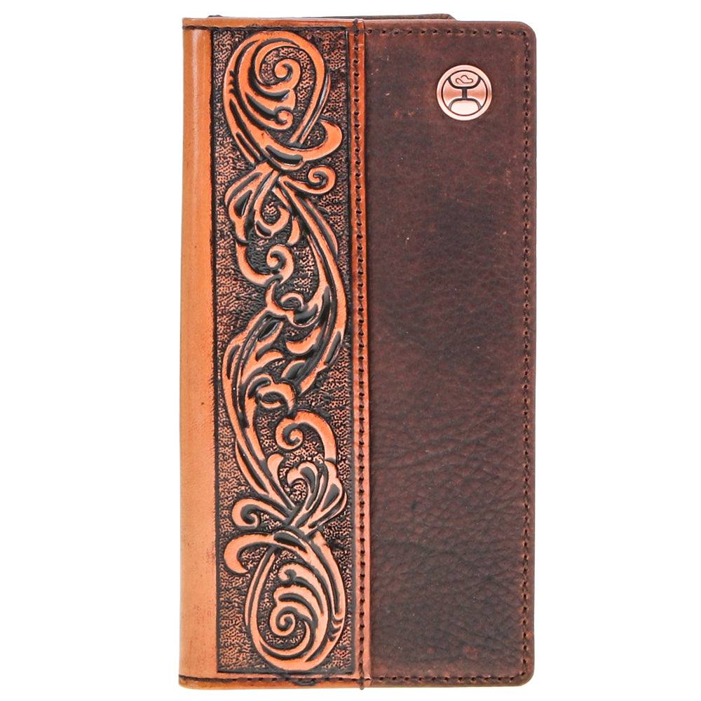 Hooey Grayson Hand Tooled Rodeo Wallet