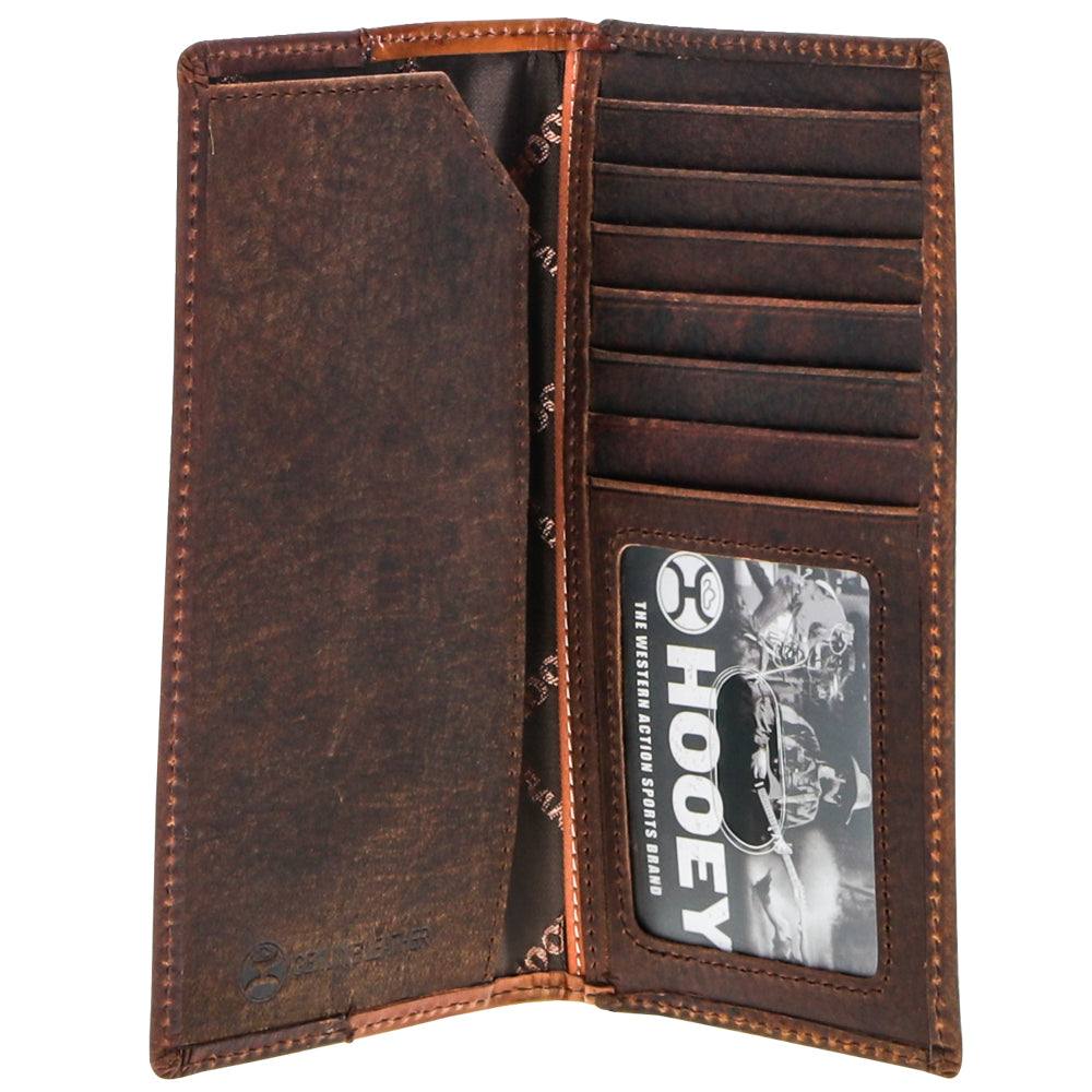 Hooey Grayson Hand Tooled Rodeo Wallet
