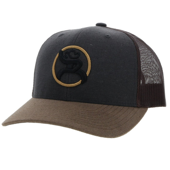 Hooey Strap Roughy 6 Panel With Circle Patch Trucker Cap