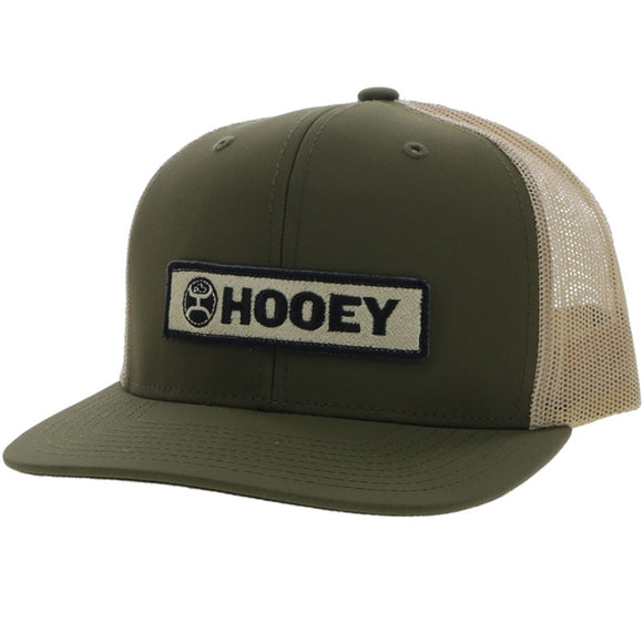 Hooey Lock Up 6 Panel With Rectangle Patch Trucker Cap