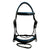 Hy Ride English Hanovarian Bridle with Blue Piping