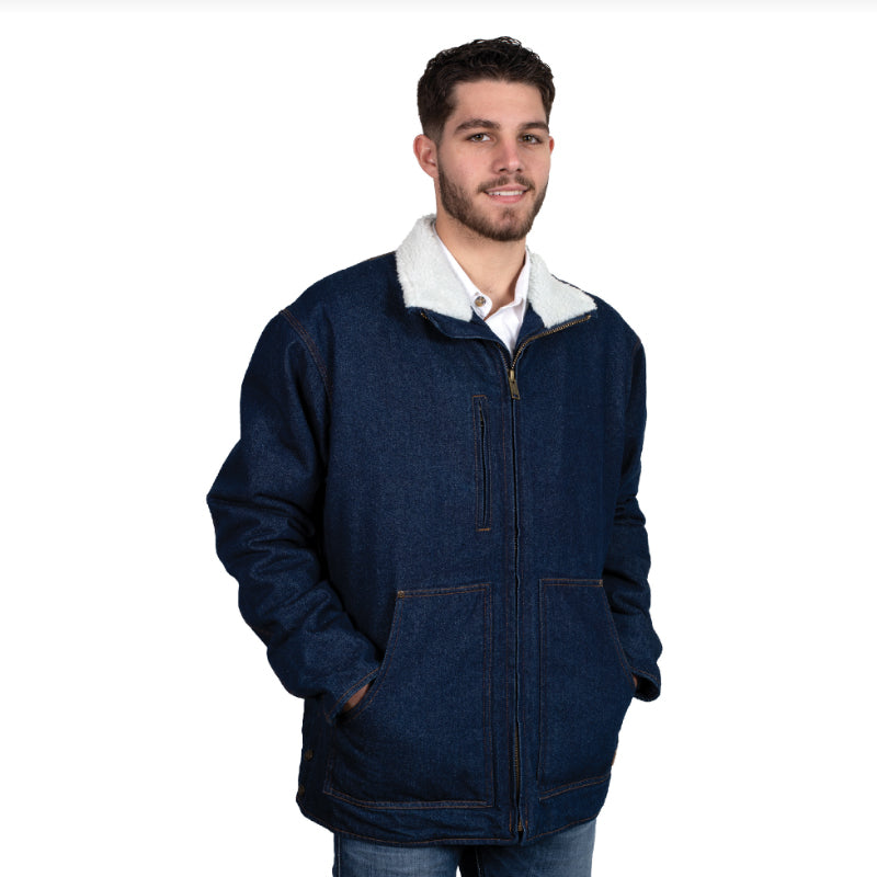 JC Mens Diamantina Sherpa Denim Jacket