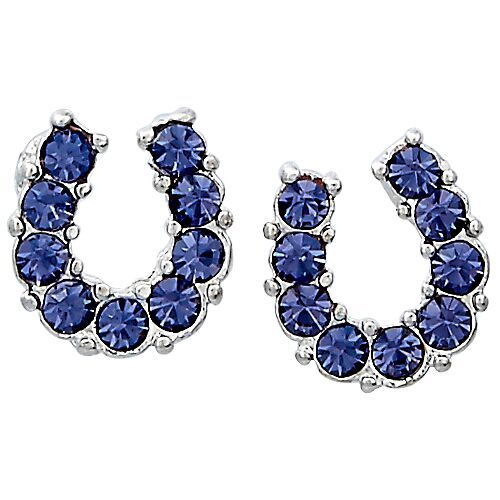 Brigalow Rhinestone Horseshoe Earings w/Gift Box