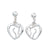 Brigalow Horsehead Heart Earrings W/Giftbox