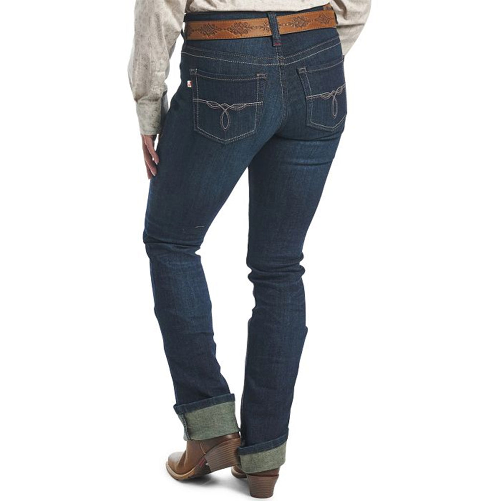 Justin Womens A3 1879 Mid Rise Boot Cut Jean