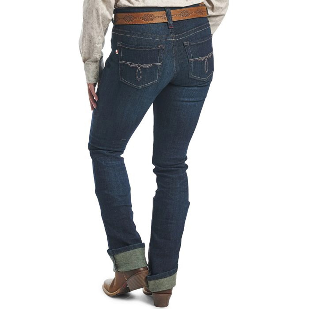 Justin Womens A3 1879 Mid Rise Boot Cut Jean