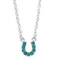 Brigalow Rhinestone Horseshoe Necklace w/Gift Box