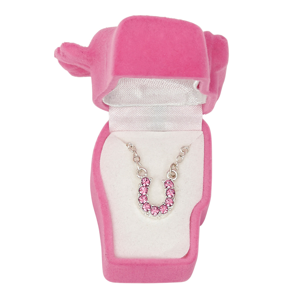 Brigalow Rhinestone Horseshoe Necklace w/Gift Box
