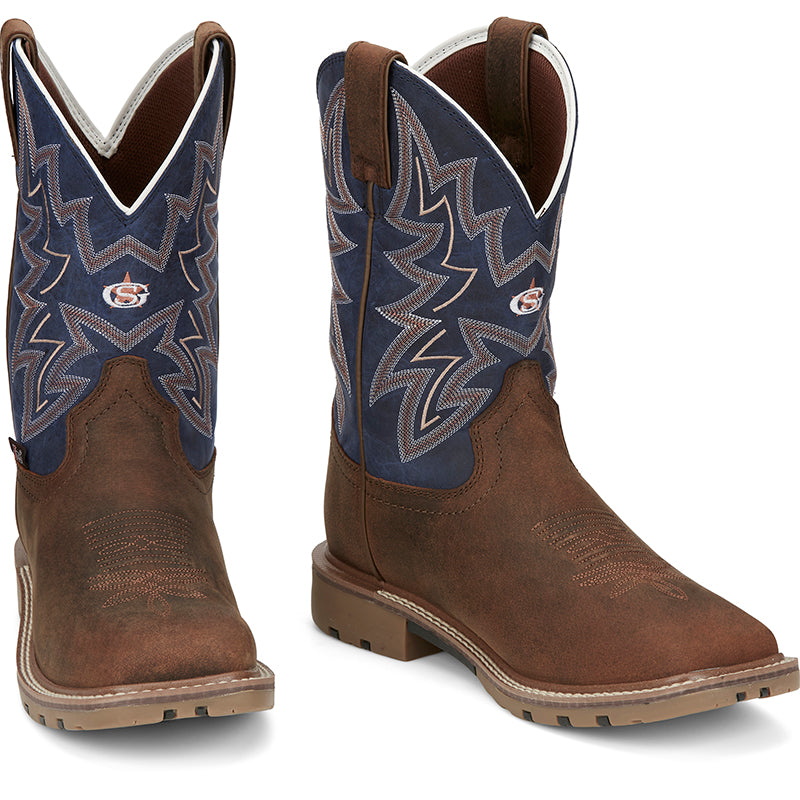 Justin Mens 11in Dusty Work Boot