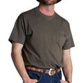 Justin Mens Workwear Pocket S/S Tee