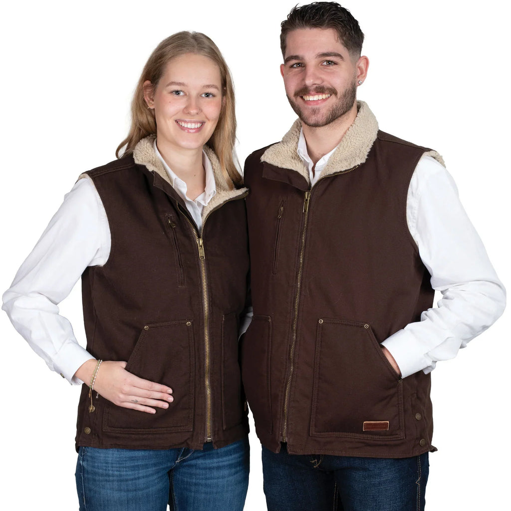 JC Mens Diamantina Sherpa Vest