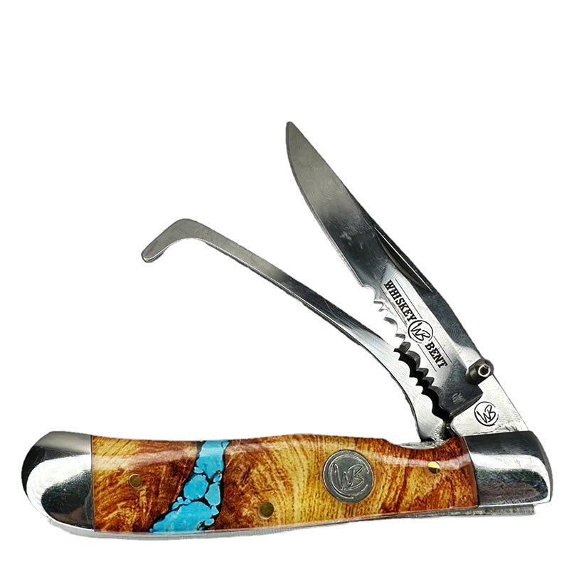 Whiskey Bent Trapper w Hoof Pick Knife