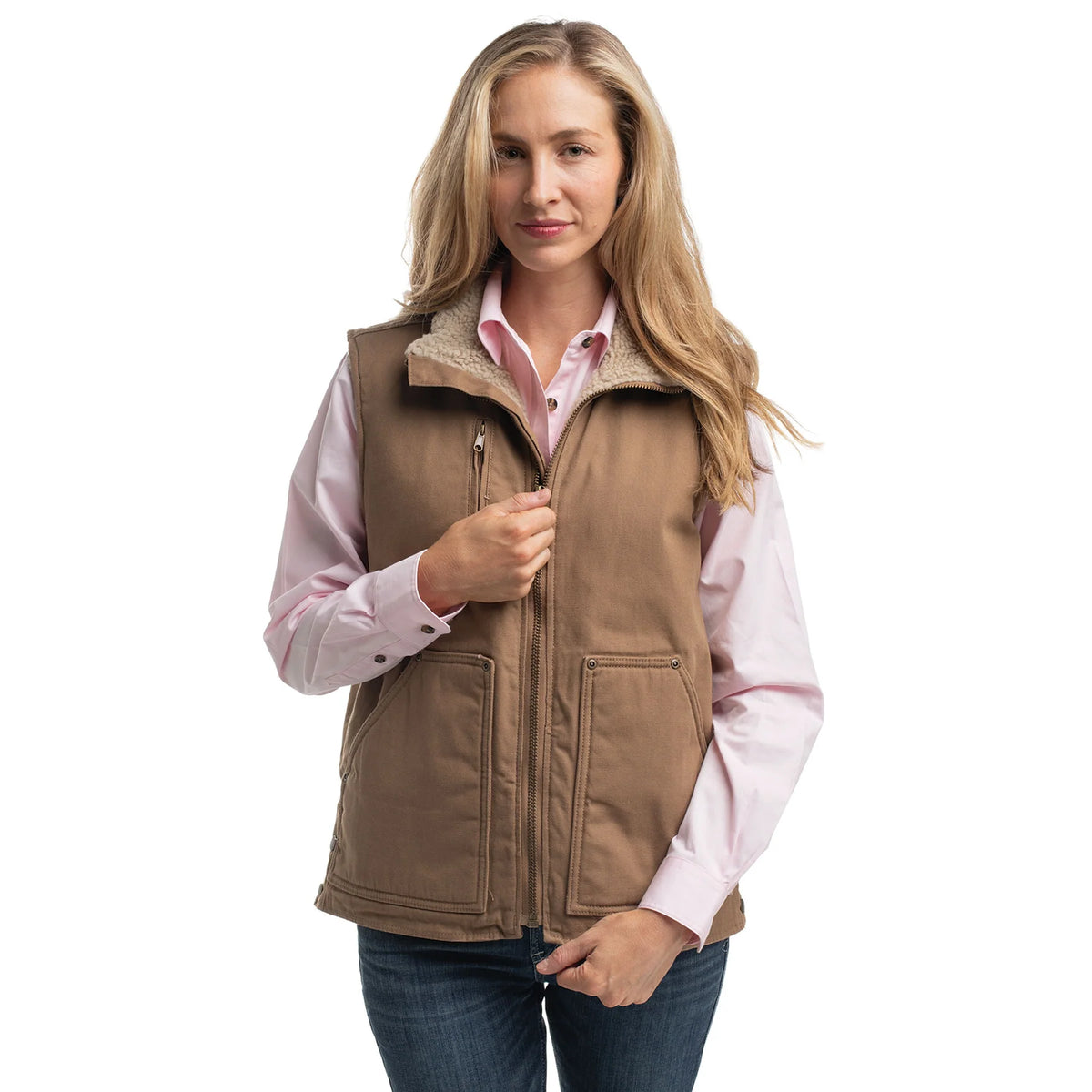JC Mens Diamantina Sherpa Vest