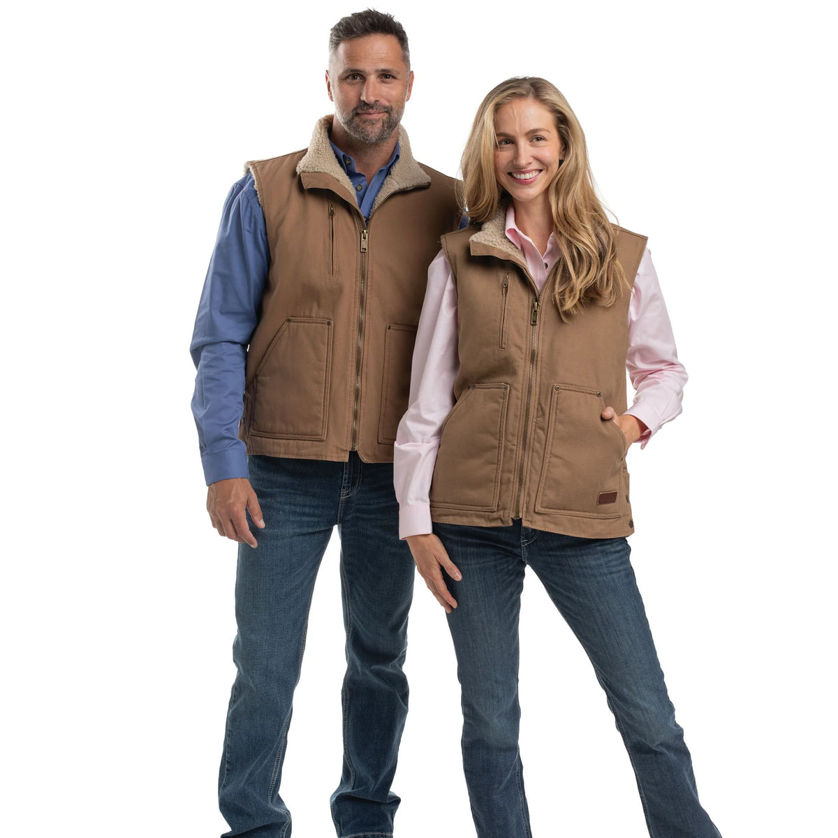 JC Mens Diamantina Sherpa Vest