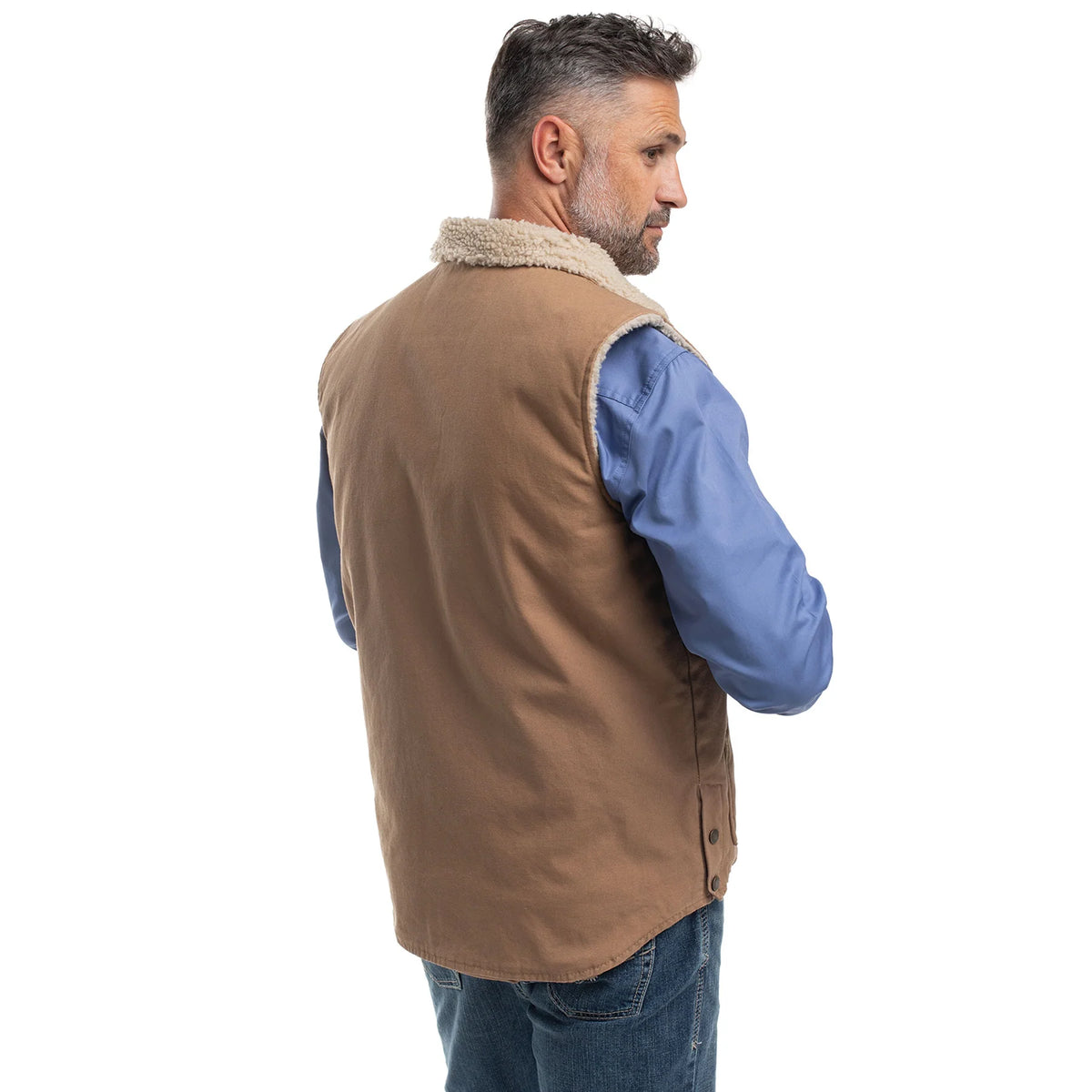 JC Mens Diamantina Sherpa Vest
