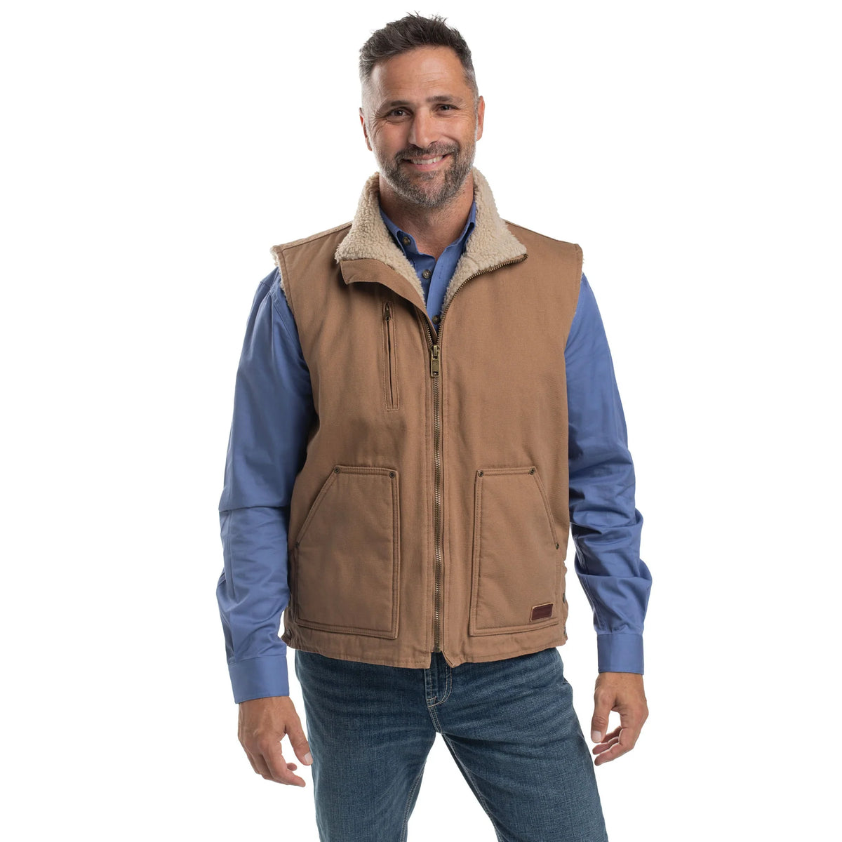 JC Mens Diamantina Sherpa Vest