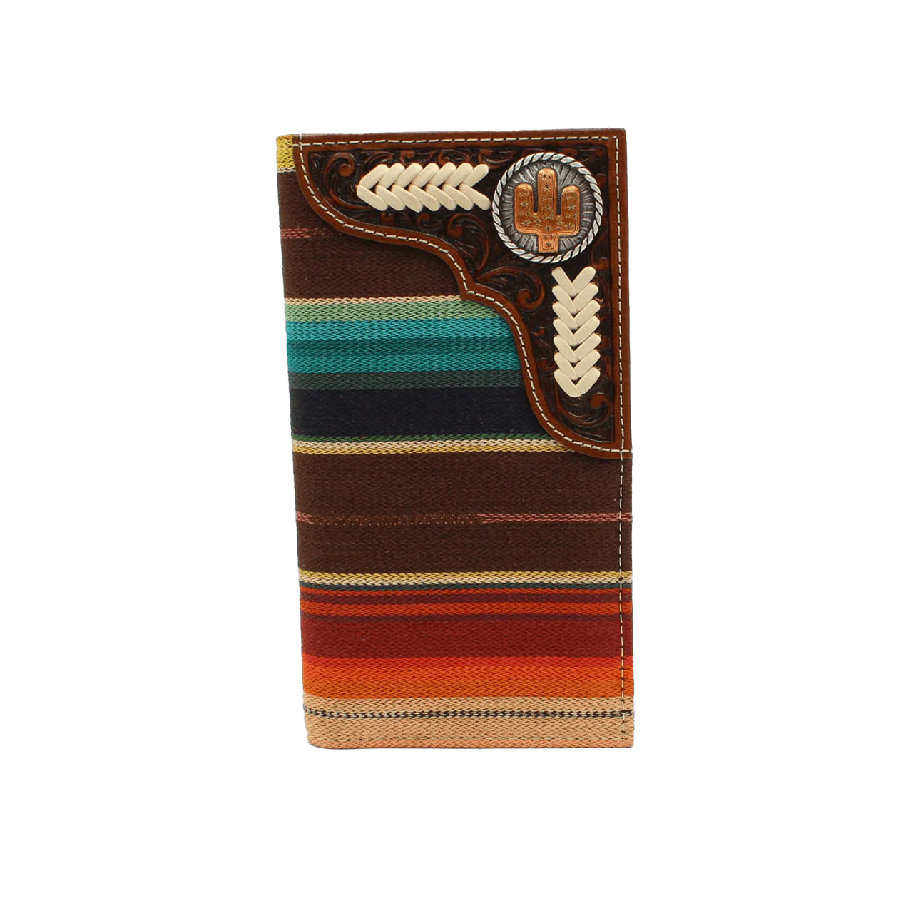 Nocona Rodeo Wallet Serape Cactus Concho